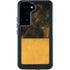 Black and Gold Split Marble Galaxy S24 Waterproof Case