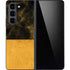 Black and Gold Split Marble Galaxy Z Fold5 5G Skin