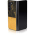 Black and Gold Split Marble Galaxy Z Fold5 5G Skin