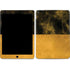 Black and Gold Split Marble iPad Skins