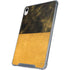 Black and Gold Split Marble iPad 11th Gen (2025) Clear Case