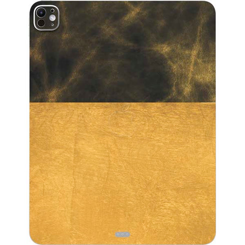 Black and Gold Split Marble iPad Pro 13in M4 (2024) Skin