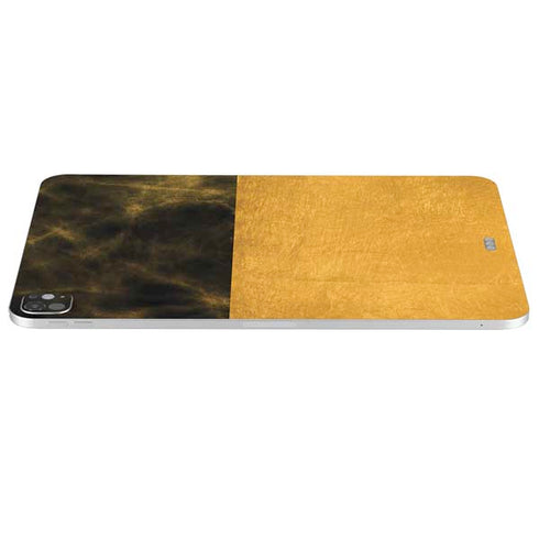 Black and Gold Split Marble iPad Pro 13in M4 (2024) Skin