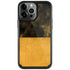 Black and Gold Split Marble iPhone Cases