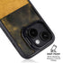 Black and Gold Split Marble iPhone 14 Kickstand Case