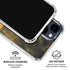 Black and Gold Split Marble iPhone 15 Clear Case