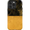 Black and Gold Split Marble iPhone 15 Pro Impact Case