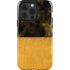 Black and Gold Split Marble iPhone 15 Pro Impact Case