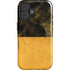 Black and Gold Split Marble iPhone 16 Plus Magsafe Impact Case