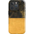 Black and Gold Split Marble iPhone 16 Pro Impact Case