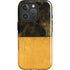Black and Gold Split Marble iPhone 16 Pro Magsafe Impact Case