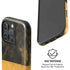 Black and Gold Split Marble iPhone 16 Pro Magsafe Impact Case