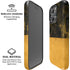 Black and Gold Split Marble iPhone 16 Pro Magsafe Impact Case