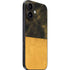 Black and Gold Split Marble iPhone 16 Skin