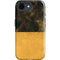 Black and Gold Split Marble iPhone 16e Impact Case