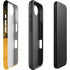 Black and Gold Split Marble iPhone 16e Impact Case