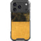 Black and Gold Split Marble iPhone 18 Pro Clear Case
