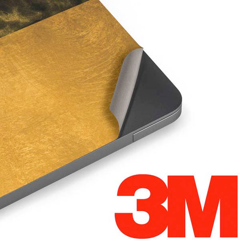 Black and Gold Split Marble Apple MacBook Air Skin