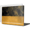Black and Gold Split Marble MacBook Cases