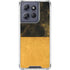 Black and Gold Split Marble Moto G 5G (2025) Clear Case