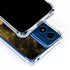 Black and Gold Split Marble Moto G Play 4G (2024) Clear Case