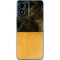 Black and Gold Split Marble Moto G Play 4G (2024) Skin