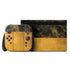 Black and Gold Split Marble Nintendo Skins