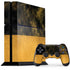 Black and Gold Split Marble PlayStation PS4 Skins