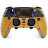 Black and Gold Split Marble PS5 DualSense Edge Pro Controller Skin
