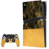 Black and Gold Split Marble PlayStation PS5 Skins