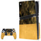 Black and Gold Split Marble PS5 Pro Disk Bundle Skin