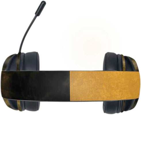 Black and Gold Split Marble Razer Kraken X Skin