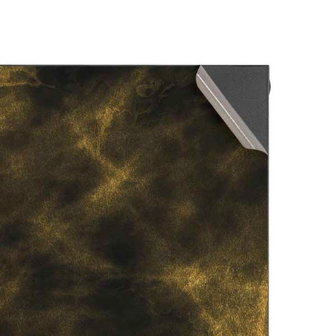 Black and Gold Split Marble XBox Series X Digital Edition Console Skin