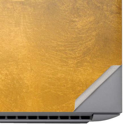 Black and Gold Split Marble HP ZBook Fury 16 G10 Skin