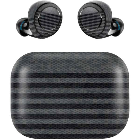 Black and Grey Stripes Amazon Echo Buds Skin