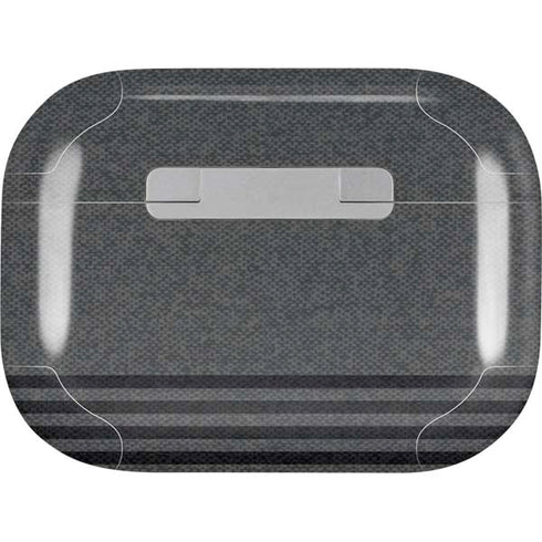 Black and Grey Stripes AirPods Skins