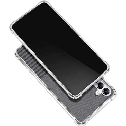 Black and Grey Stripes Gabb Phone 4 Clear Case
