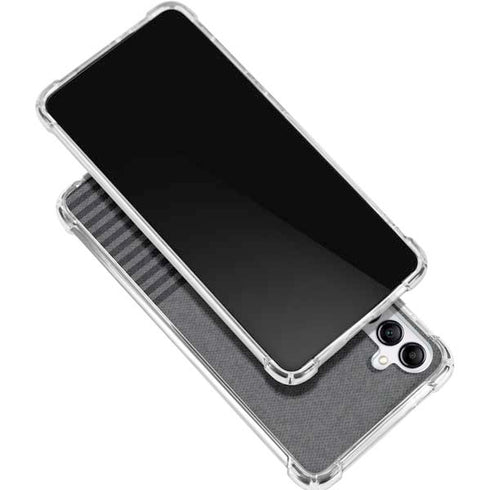 Black and Grey Stripes Galaxy A16 5G Clear Case