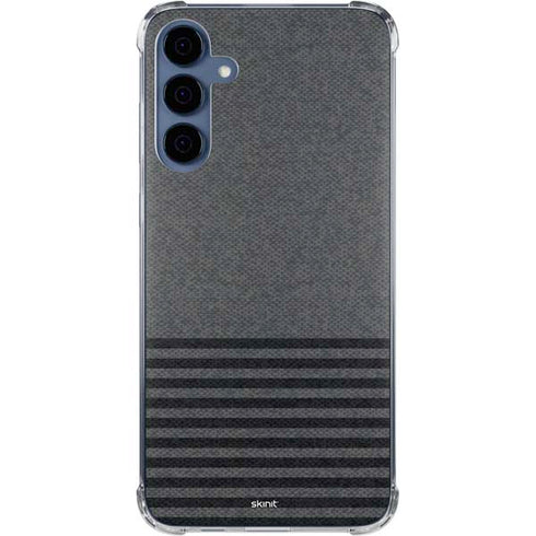Black and Grey Stripes Galaxy A35 5G Clear Case
