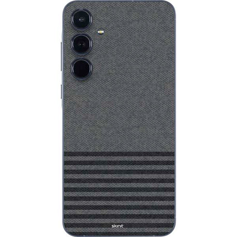 Black and Grey Stripes Galaxy A35 5G Skin