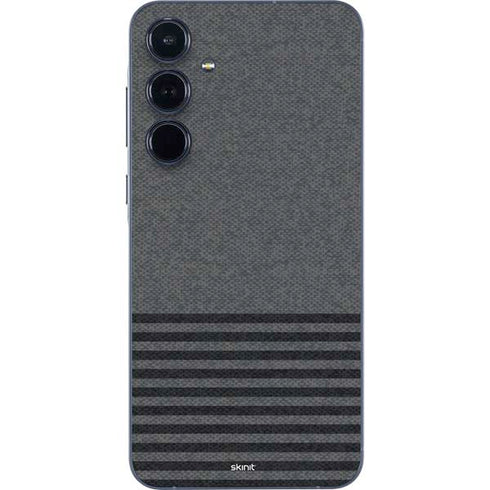 Black and Grey Stripes Galaxy A36 5G Skin