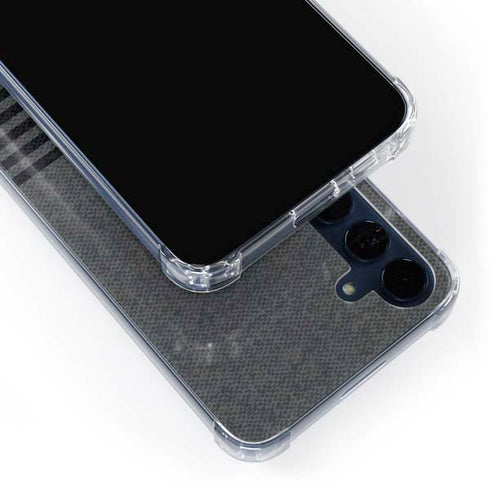 Black and Grey Stripes Galaxy A55 5G Clear Case