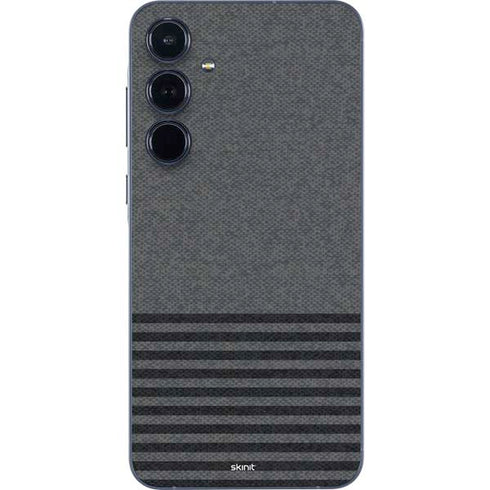 Black and Grey Stripes Galaxy A55 5G Skin