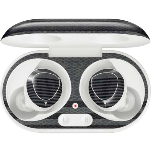 Black and Grey Stripes Galaxy Buds Plus Skin
