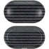 Black and Grey Stripes Galaxy Buds Plus Skin