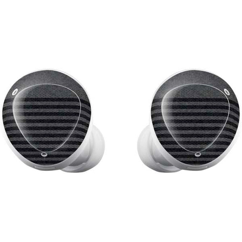Black and Grey Stripes Galaxy Buds Plus Skin