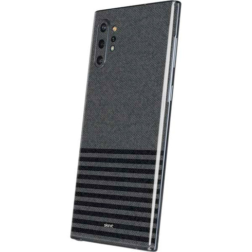 Black and Grey Stripes Galaxy Note 10 Plus Skin