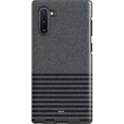 Black and Grey Stripes Galaxy Cases