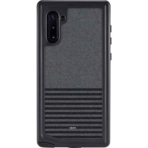 Black and Grey Stripes Galaxy Cases