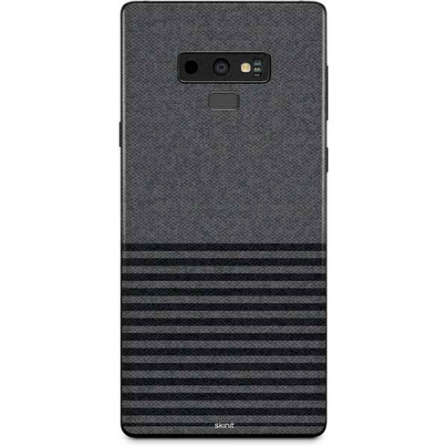 Black and Grey Stripes Galaxy Note 9 Skin